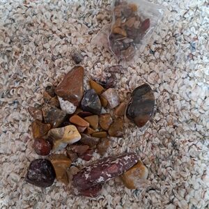 Lot Of Energy Stones Marbled Rocks